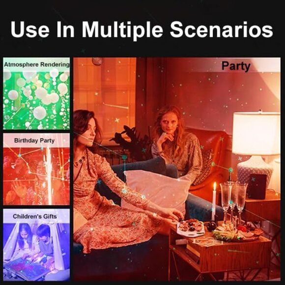 (Sold on EBay) Star Projector Night Light Galaxy Projector- 10 Nebuela Patterns - Picture 14 of 16